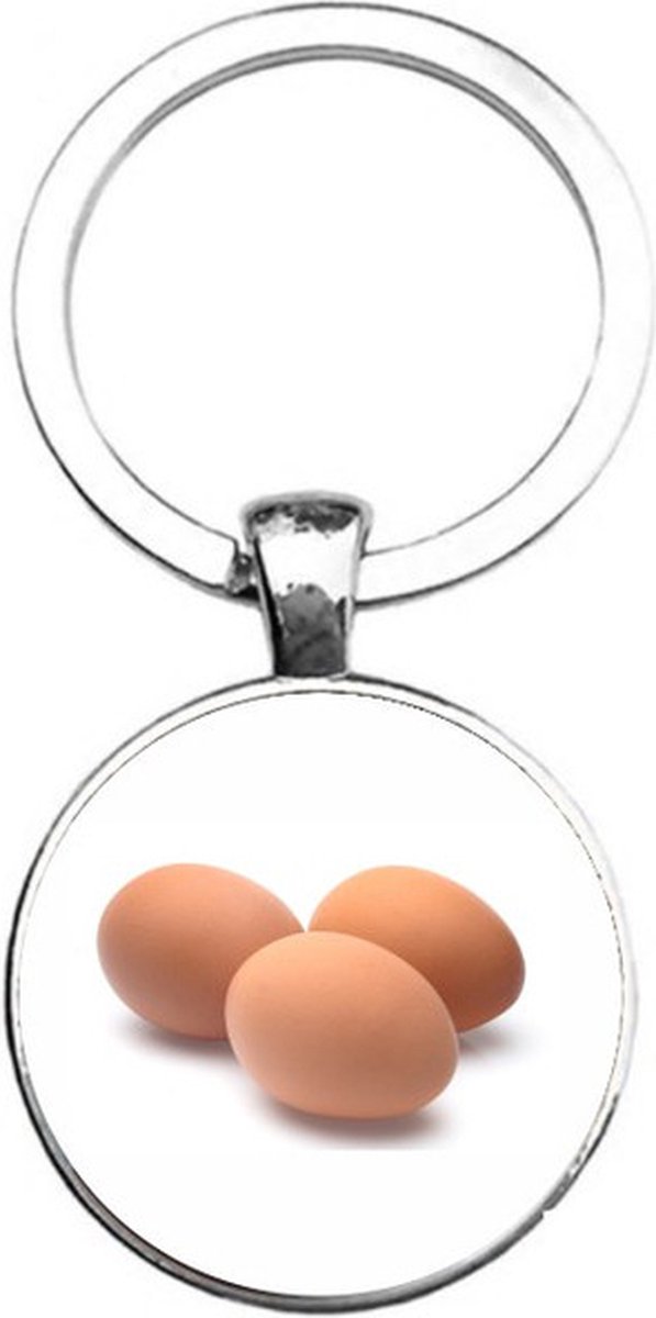 Sleutelhanger Glas - Eieren