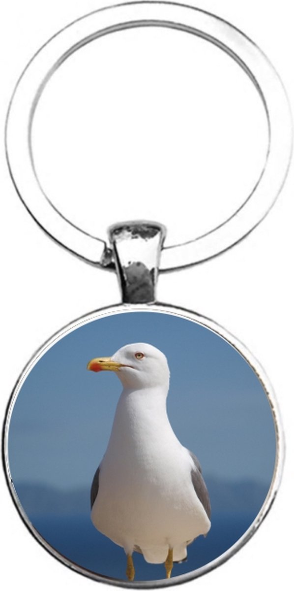 Sleutelhanger Glas - Meeuw