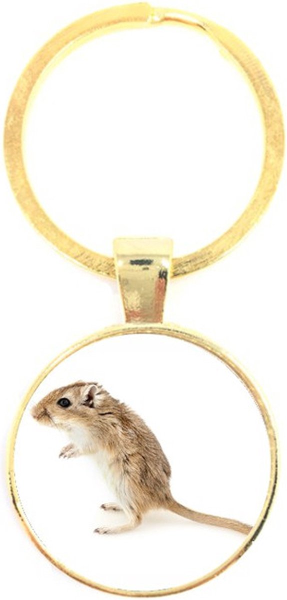 Sleutelhanger Glas - Muis