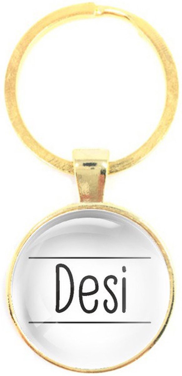 Sleutelhanger Glas - Desi