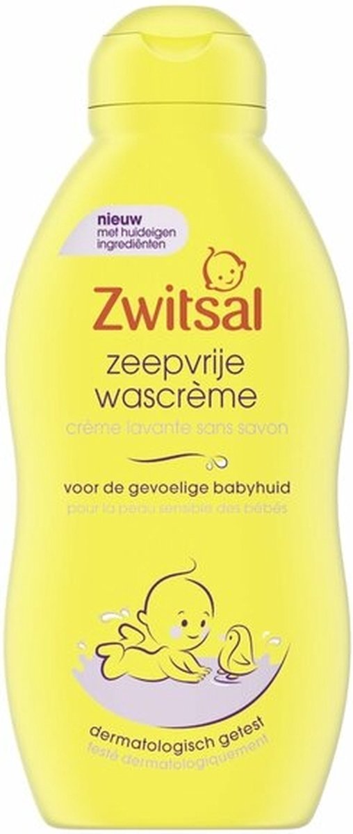 Zwitsal - Zeepvrije Wascreme - 3 x 200ml - Voordeelverpakking