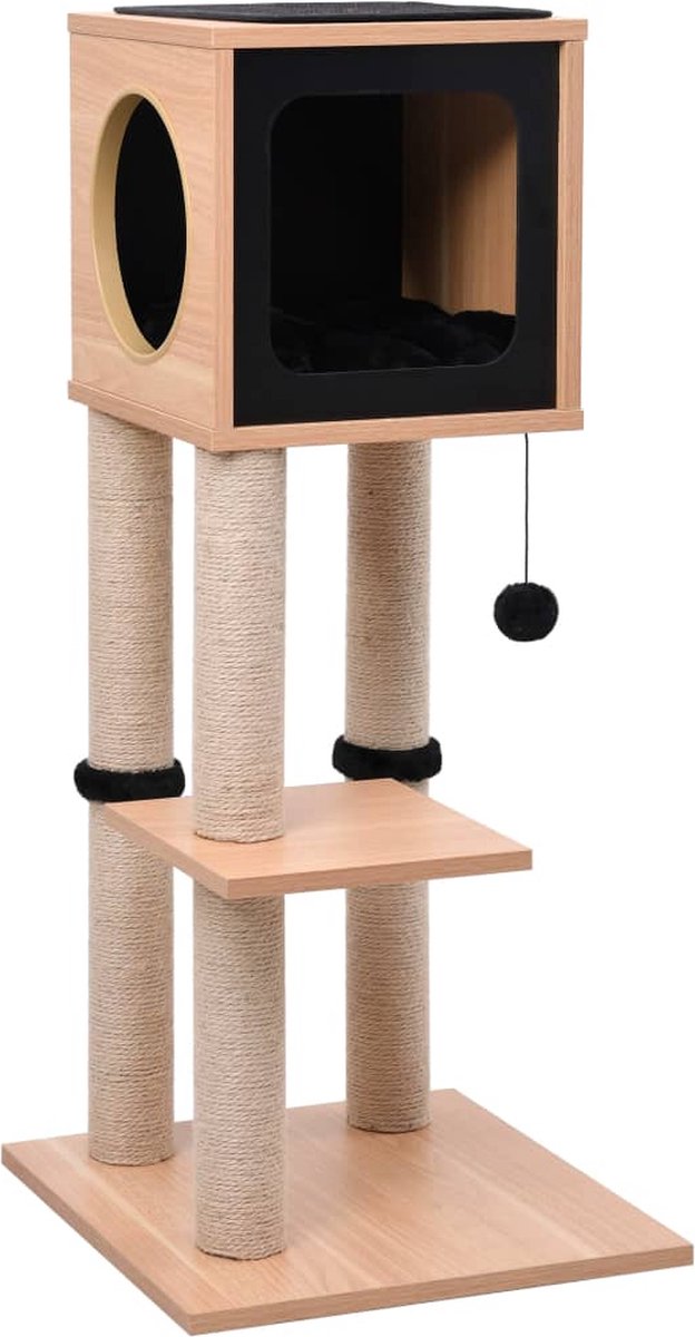 Decoways - Kattenkrabpaal met sisal krabmat 90 cm