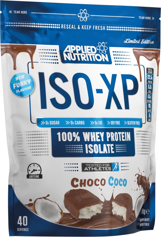 Applied Nutrition - Iso-XP (Choco Coco - 1000 gram) - Whey Protein - Eiwitpoeder - Eiwitshake