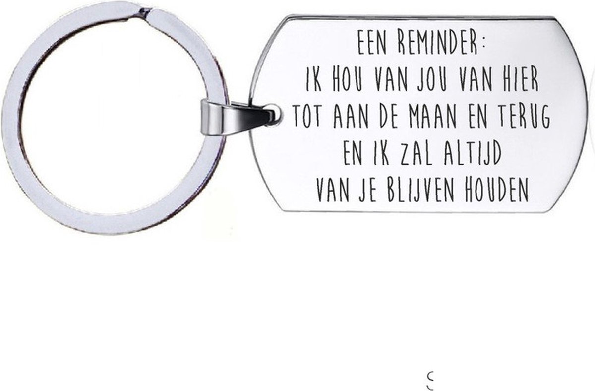 Sleutelhanger RVS - Een Reminder