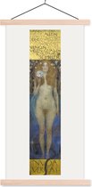 Porte-affiche avec affiche - Affiche scolaire - Nuda veritas - Gustav Klimt - 40x80 cm - lattes vierges