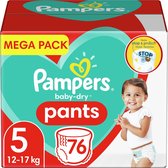 Pampers - Baby Dry Pants - Maat 5 - Megapack - 76 luierbroekjes - 12/17 KG