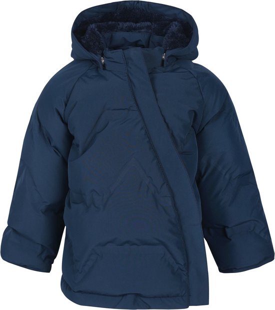 Minymo - Gewatteerde winterjas voor kinderen - Effen - Verduistering - maat 80cm