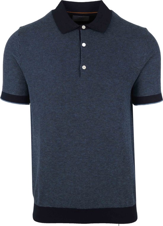 Suitable - Polo Donkerblauw - Modern-fit - Heren Poloshirt Maat XXL