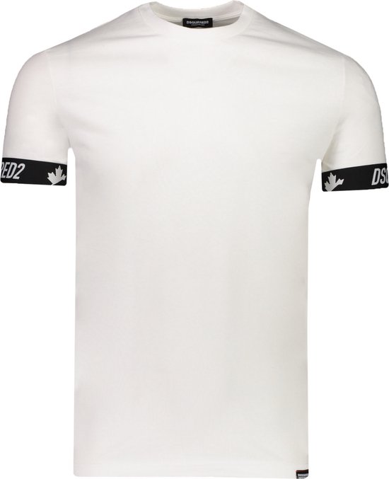 Lach Druppelen fenomeen Dsquared2 T-shirt Wit voor Mannen - Lente/Zomer Collectie | bol.com