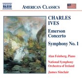 National Symphony Orchestra Of Ireland - Ives: Symphony No.1/Emerson Concerto (CD)