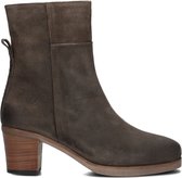 Shabbies 183020329 Enkellaarsjes - Enkelboots met rits - Dames - Taupe - Maat 40