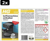 Bol.com 2x HG koffiemachine ontkalker melkzuur - 500ml - voor alle koffiemachines - voor 4-5x ontkalken aanbieding Bol.com 2x HG koffiemachine ontkalker melkzuur - 500ml - voor alle koffiemachines - voor 4-5x ontkalken aanbieding