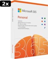 2x Microsoft 365 Personal 1 Jaar (NL)