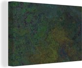 Toile Peinture Ardoise - Rouille - Vintage - 150x100 cm - Décoration murale