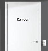 Deursticker - Kantoor - Zwart 14,5x3