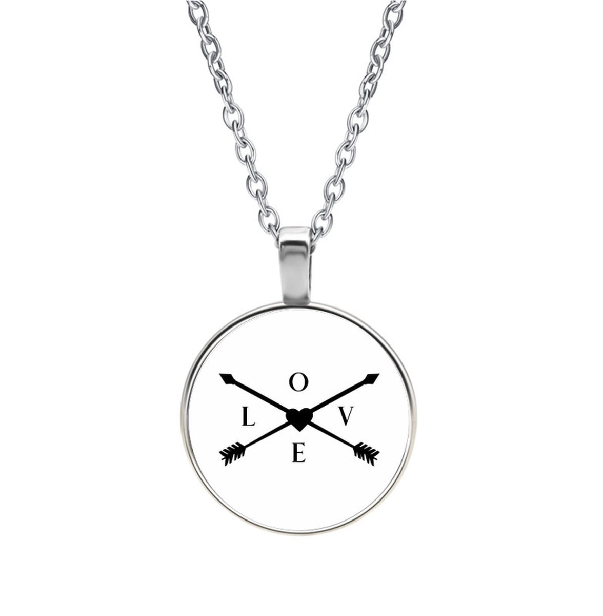 Ketting Glas - Love