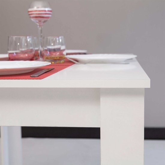 Interia Kara - Table à manger - 110 cm - Wit