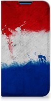 Flip Cover Geschikt voor iPhone 14 Pro Max Telefoonhoesje Nederlandse Vlag
