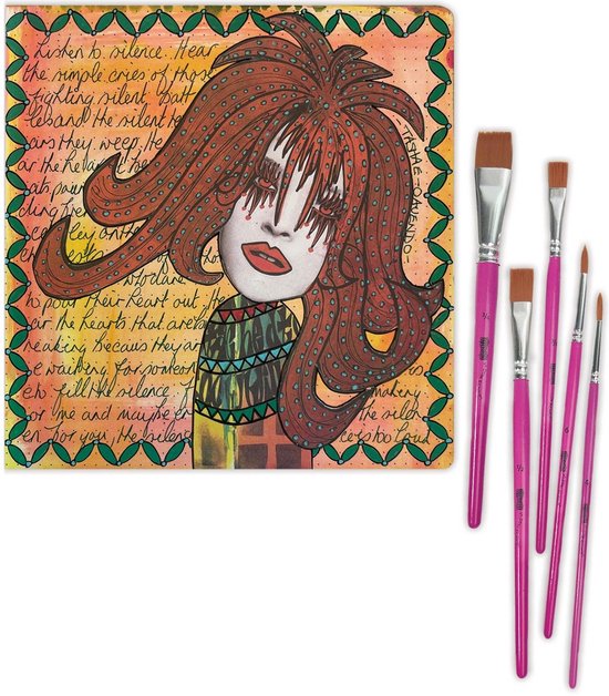 Bloc Journal Dylusions 12,7 X 22,9 Cm - Matériau Synthétique Pour Créations Artistiques