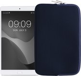 kwmobile universele tablet hoes - Stevige stijlvolle hoes voor tablets - Neopreen tablet sleeve - geschikt voor 8"-8,4" Tablet - donkerblauw