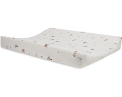 Product: Jollein Aankleedkussenhoes Jersey 50x70cm - Farm, van het merk Jollein