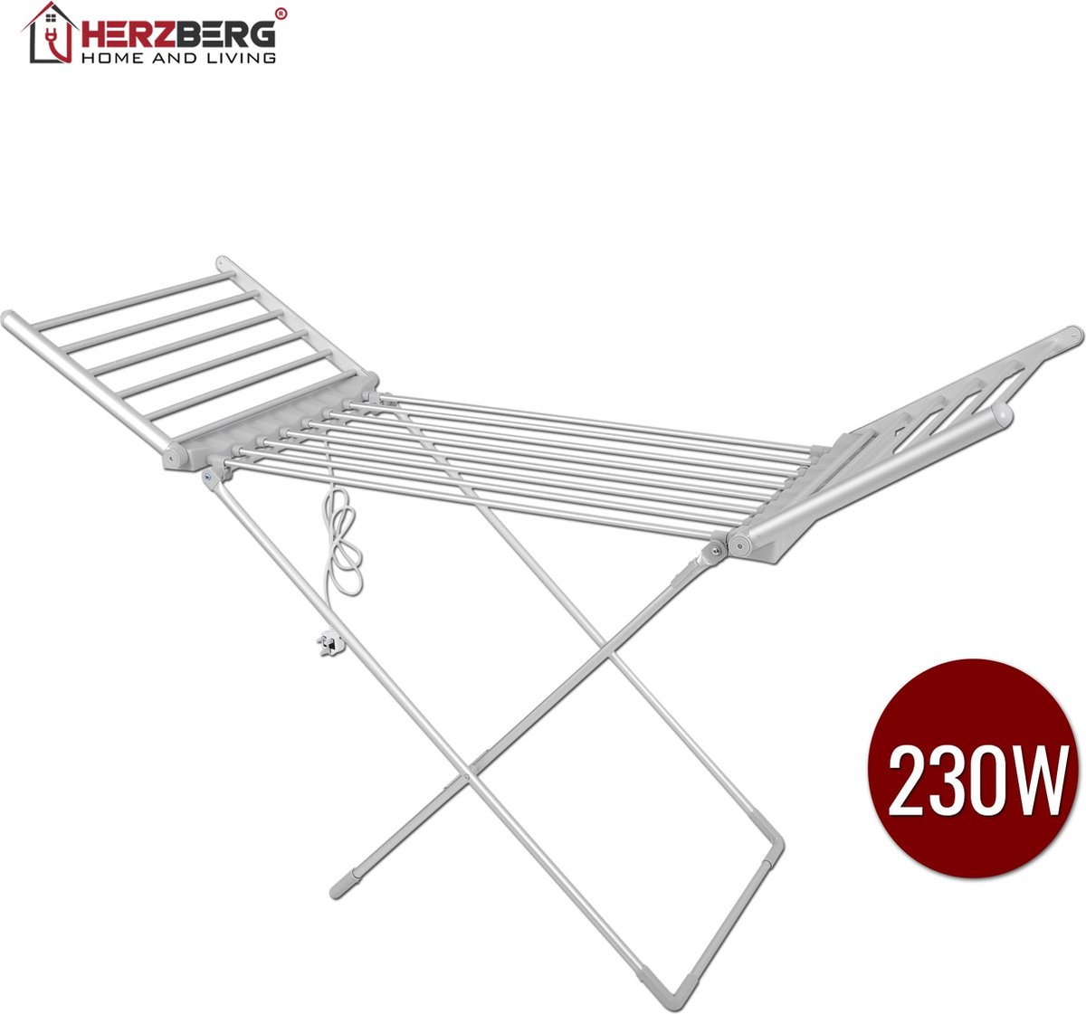 Herzberg HG-8069: Elektrische wasdroger met vleugel