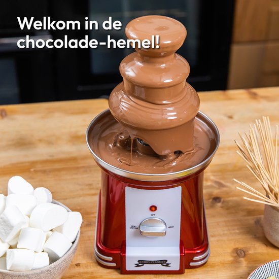 Gadgy Chocoladefontein 3 lagen - Chocolade fondue - Chocolade Geschenkset - Chocolade Fontein - 90 Watt — afbeelding 2