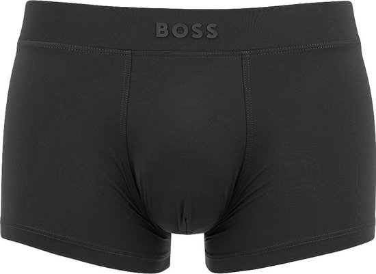 HUGO BOSS trunk (1-pack) - heren boxer kort microfiber - zwart - Maat: S