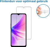 Case2go - Screenprotector voor Oppo A77 - Tempered Glass - Gehard Glas - Transparant