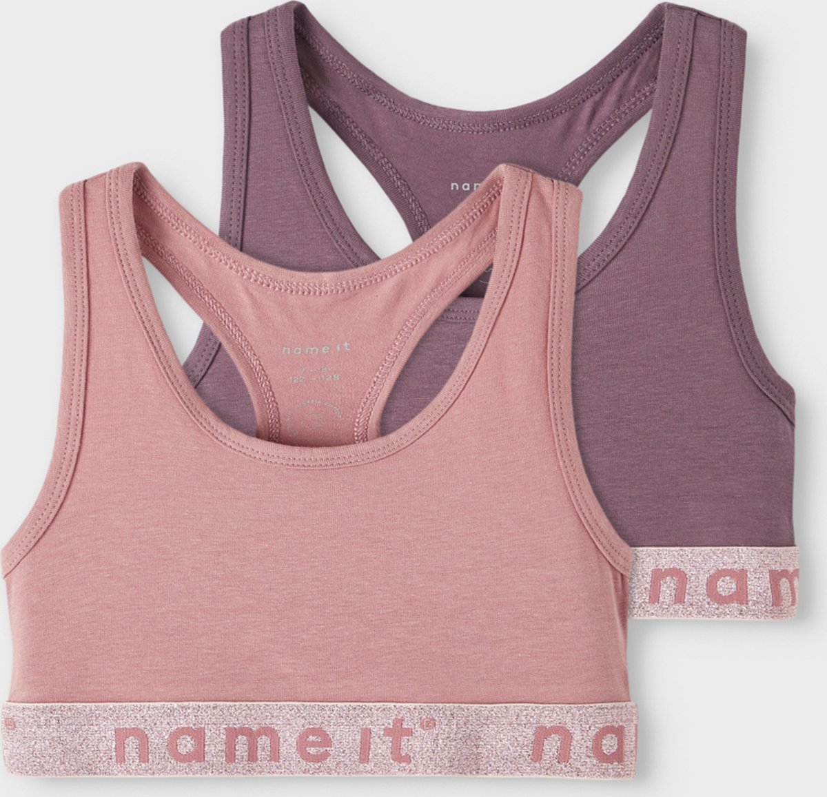 NAME IT NKFSHORT TOP 2P NOOS Meisjes Ondergoed - Maat 122/128