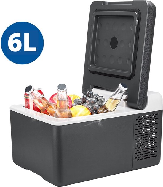 Koelkast: Coolingfundamentals Minibar - kleine koelkast - koelbox auto - 6L - 12V - Zwart, van het merk Coolingfundamentals