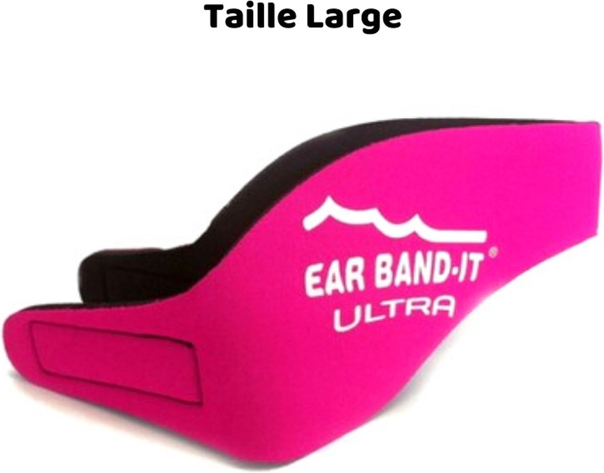 Goedkoopste EarBand It Ultra Neopreen Zwemhoofdband, Roze, Groot, Volwassene en Kind