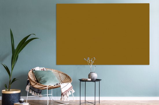 Toile Peinture Or - Luxe - Intérieur - 180x120 cm - Décoration murale XXL