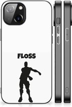 Telefoontas Geschikt voor iPhone 14 Smartphone Hoesje met Zwarte rand Floss Fortnite