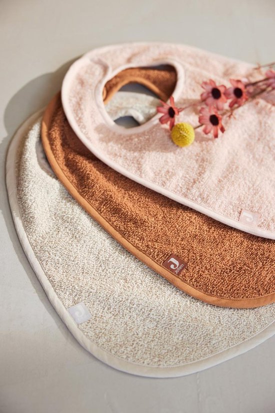 Jollein - Slab Badstof (Nougat) - Katoen - Slabbetjes Baby - 37 cm van Jollein — afbeelding 4