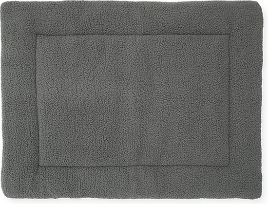 Jollein Boxkleed Teddy 80x100cm - Storm Grey