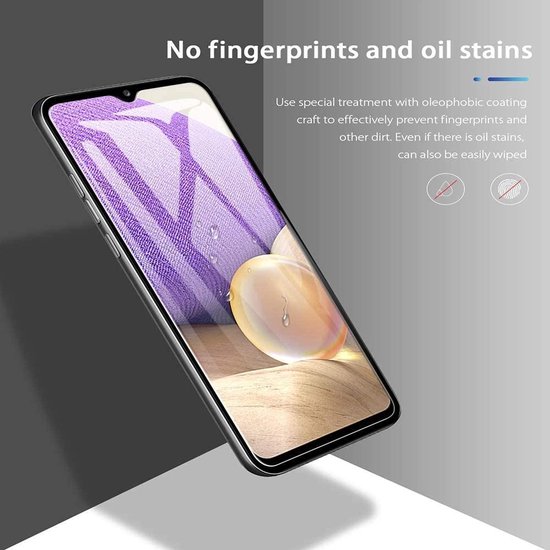 Écran Samsung Galaxy A02s protecteur en Glas - écran en verre plein Tempered Glass Protector - 3 fois AR202