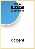 "Nielsen Accent 21x29,7 aluminium goud DIN A4 52121"