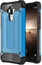 Voor Huawei Mate 9 Rugged Armor TPU + PC combinatiehoes (blauw)