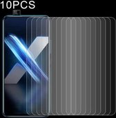 Voor Huawei Honor X10 Pro 10 STKS Half-scherm Transparant Gehard Glas Film