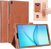 Voor Samsung Galaxy Tab A 10.1 (2019) T510 / T515 Retro Textuur PU Horizontale Flip Leren Case met Houder & Kaartsleuven & Draagriem (Bruin)