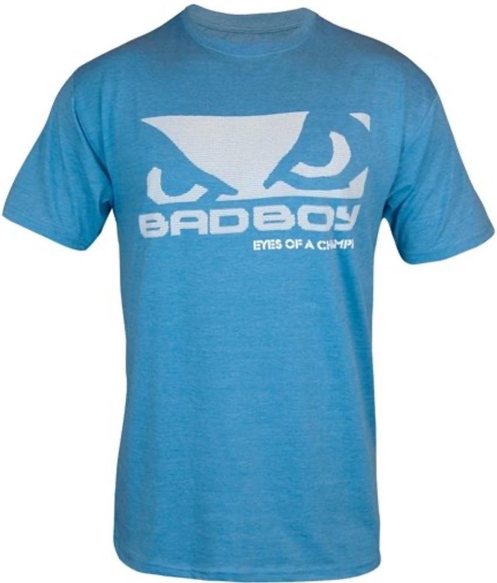 Bad Boy Eyes of a Champion T Shirts Donker Blauw - S