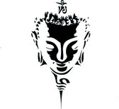 Wellness-House | Body Tattoo Buddha Shadow | Tijdelijke Tatoeage | Zen Tattoo | Buddha | Body Art