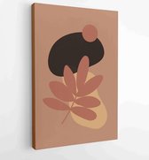Abstract art nature background vector. Modern shape line art wallpaper 2 - Moderne schilderijen – Vertical – 1933708514 - 50*40 Vertical