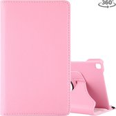 Samsung Galaxy Tab A 8.0 (2019) Hoes - Mobigear - 360 Rotating Serie - Kunstlederen Bookcase - Roze - Hoes Geschikt Voor Samsung Galaxy Tab A 8.0 (2019)