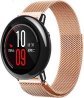 Milanees Smartwatch bandje - Geschikt voor  Xiaomi Amazfit Pace Milanese band - rosé goud - Horlogeband / Polsband / Armband