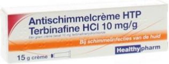 Healthypharm Antischimmelcrème HTP Terbinafine HCl 10mg/g Crème - 1 x 15 gr