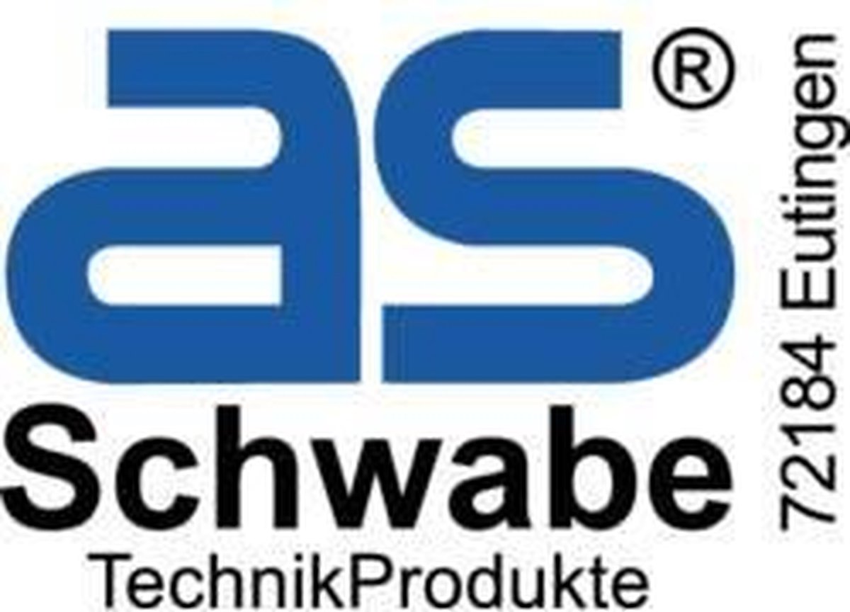 as-Schwabe 10208 Enrouleur de câble électrique vide pour env. 50 m de  câble, usage intérieur, IP20 Diamètre 285 mm
