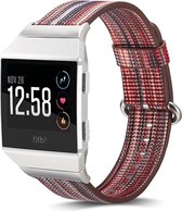 By Qubix - Fitbit Ionic TPU bandje - Rood / Grijs