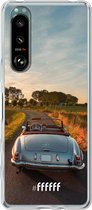 6F hoesje - geschikt voor Sony Xperia 5 III -  Transparant TPU Case - Oldtimer #ffffff